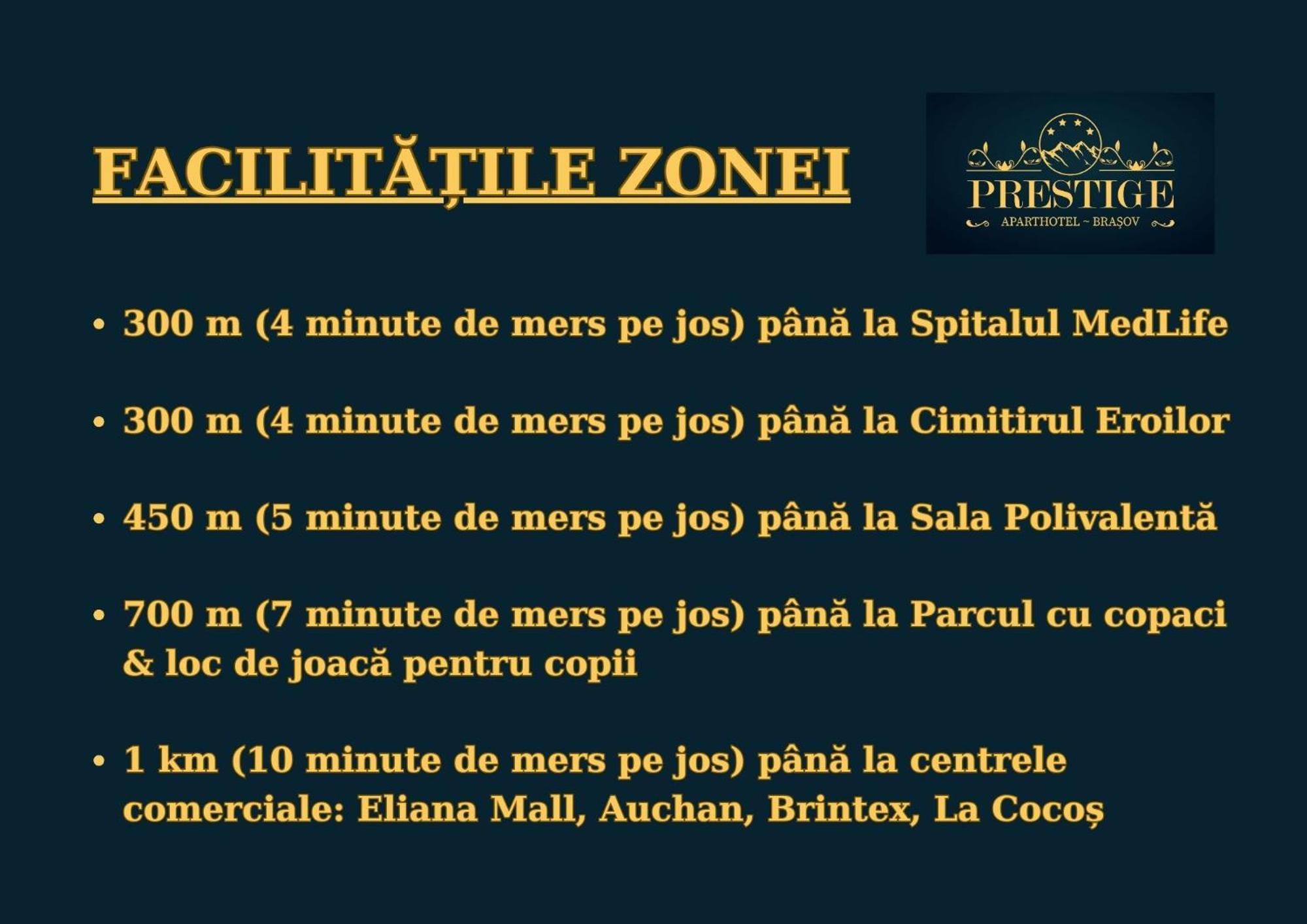 Prestige Aparthotel Braşov Exterior foto